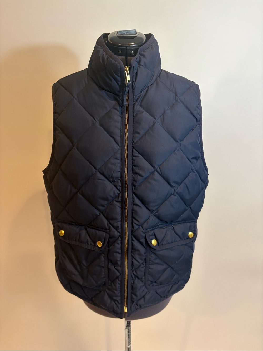 Women's Quilted Puffer Vest - Navy
